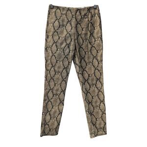 NWT  PRINCESS POLLY Kiesha snakeskin skinny ankle high rise pants   Sz 2